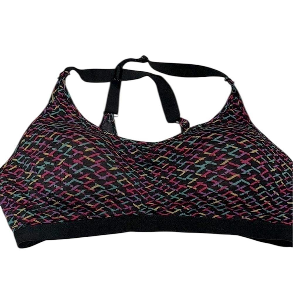 Zone pro Multicolor Patterned Women's sports Bra size 2X